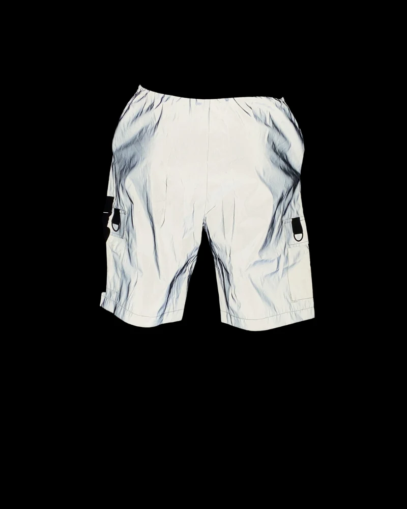 Functional Colorful Reflective Cargo Shorts