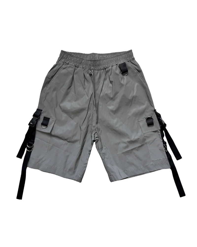 Functional Colorful Reflective Cargo Shorts