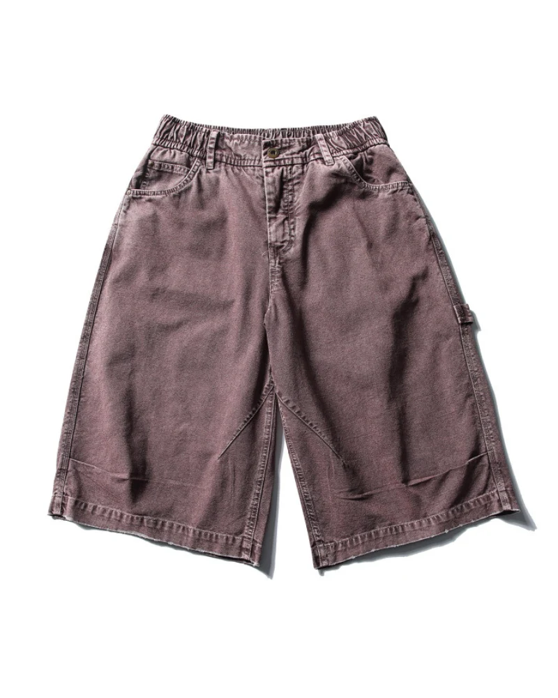 Street Unisex Denim-Look Shorts | Baggy Jorts