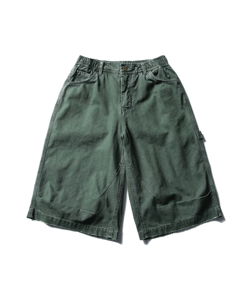 Street Unisex Denim-Look Shorts | Baggy Jorts