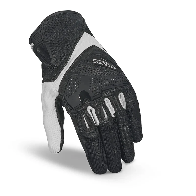 R-TECH KNIGHT RIDER GUANTES DE MOTO VERANO NEGRO HIELO