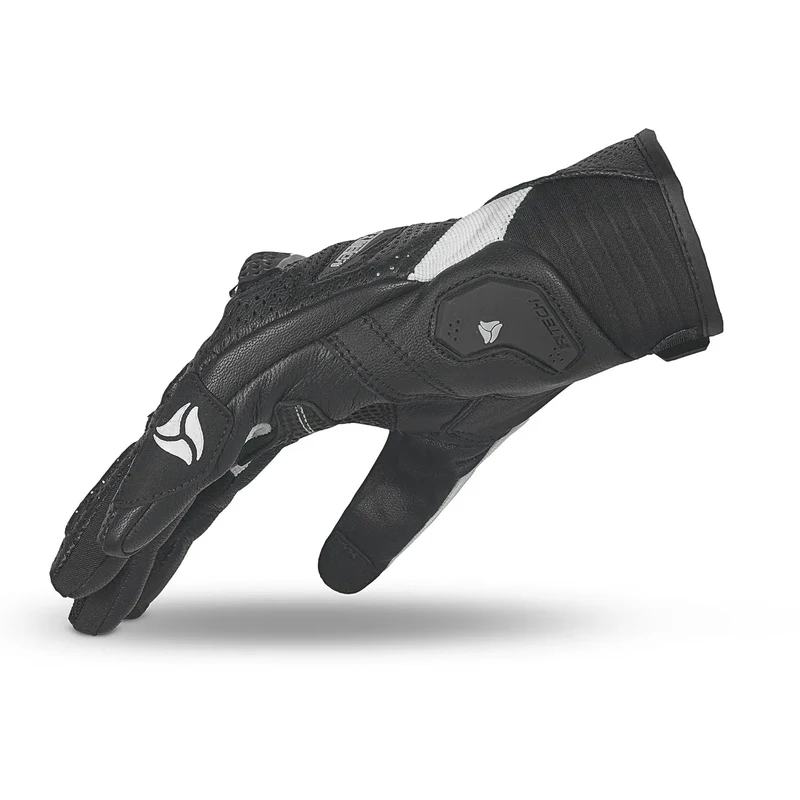 R-TECH KNIGHT RIDER GUANTES DE MOTO VERANO NEGRO HIELO