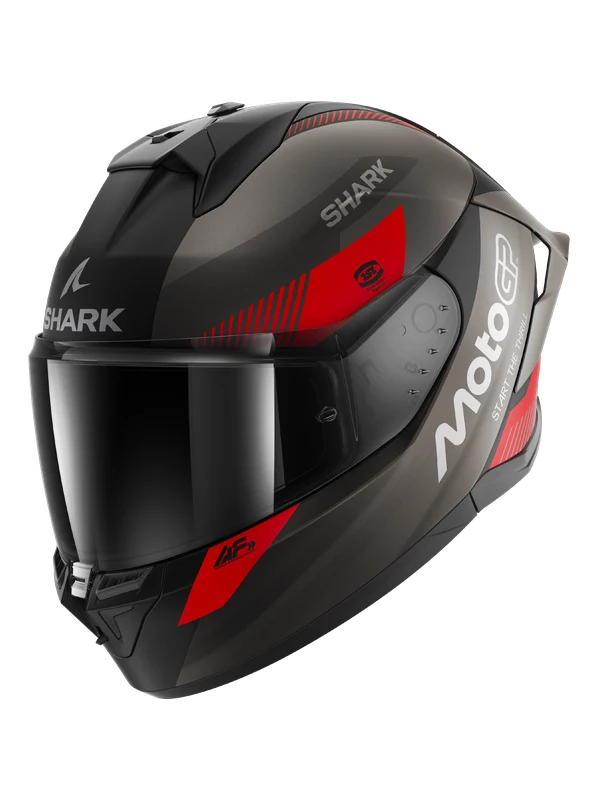SHARK SKWAL CUP MOTOGP MATE NEGRO ANTHRA ROJO