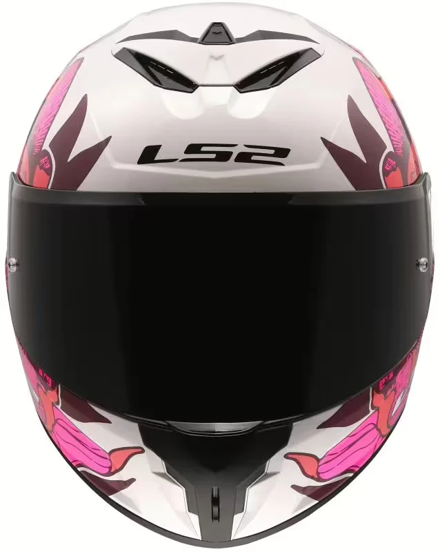 LS2 FF820 RAPID III INTEGRAL CASCO DE MOTO BLANCO ROSA