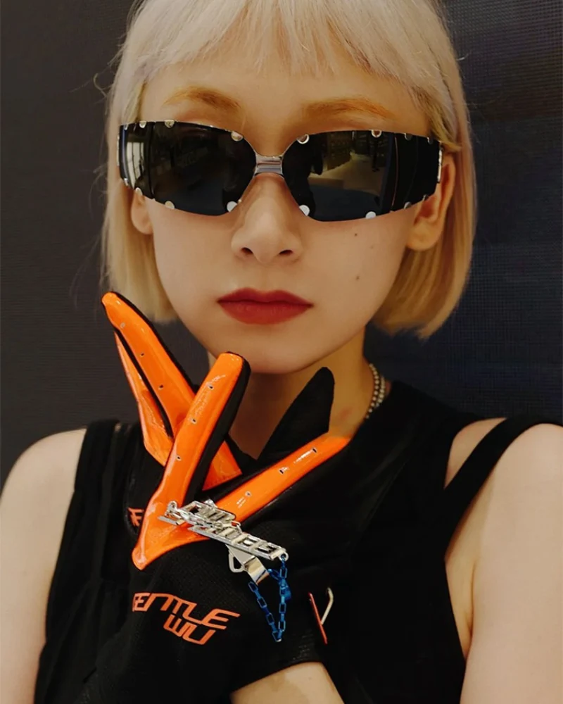 Cyberpunk Futuristic Y2K Tech Sunglasses