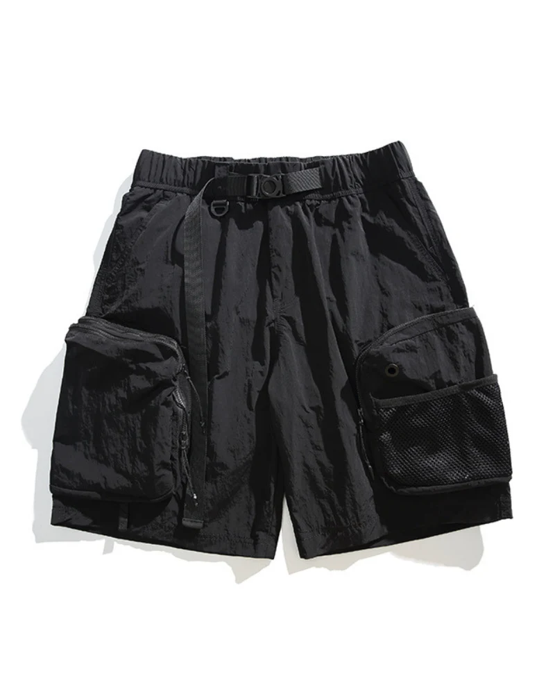 Summer Outdoor Functional Multi-Pocket Sports Shorts