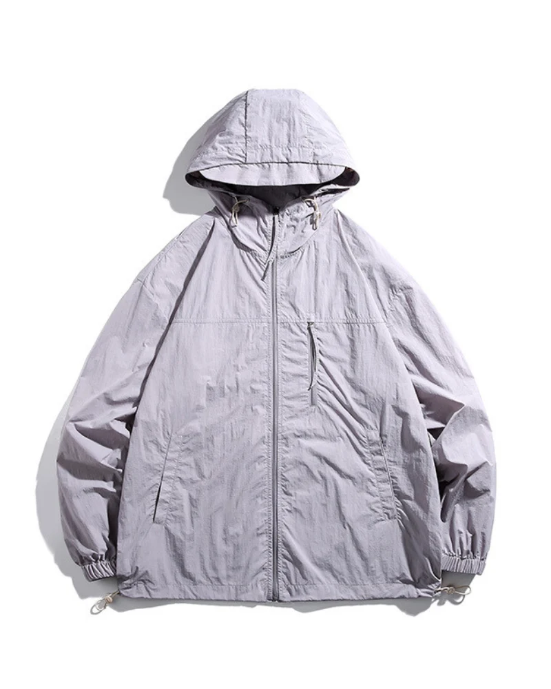 Summer Hiking Outdoor Couple Ice Silk Sun Protection Jacket