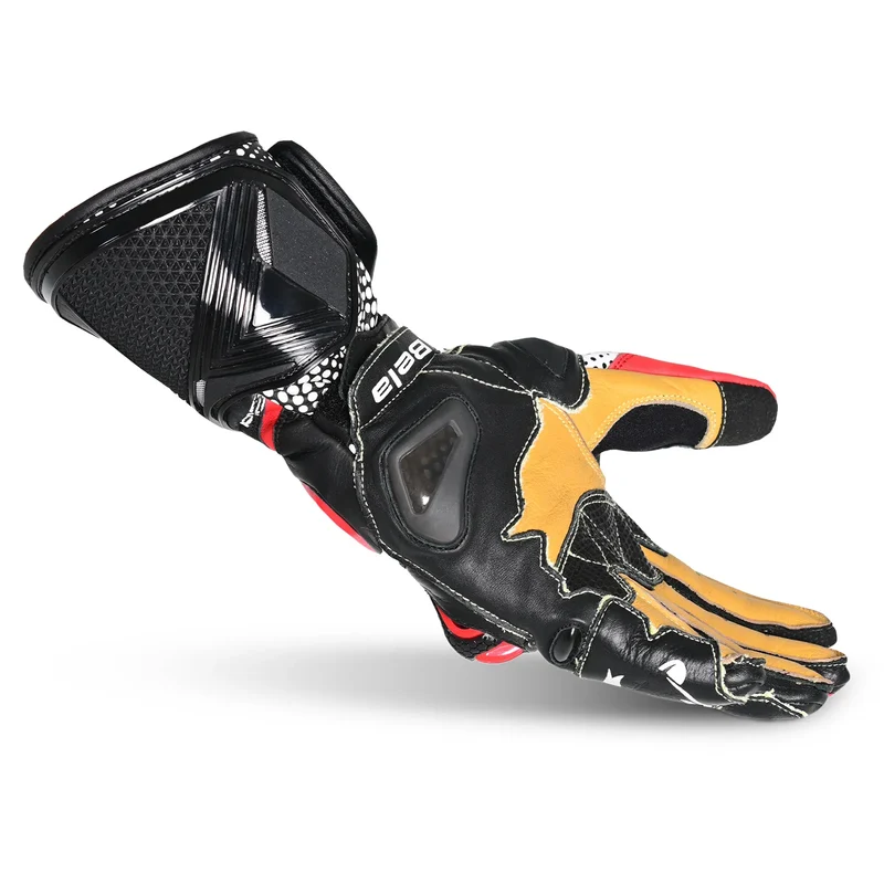 BELA EXTREME MIX KANGAROO GUANTES RACING NEGRO BLANCO ROJO