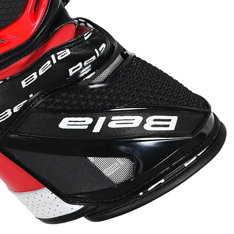 BELA EXTREME MIX KANGAROO GUANTES RACING NEGRO BLANCO ROJO