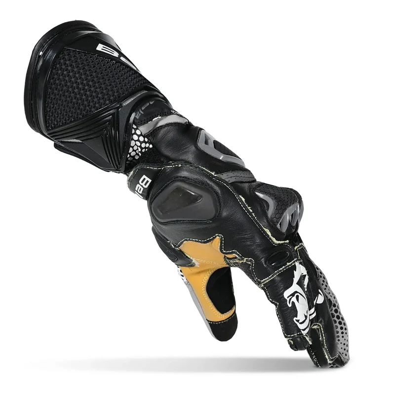 BELA EXTREME MIX KANGAROO GUANTES RACING NEGRO GRIS ANTHRACITE