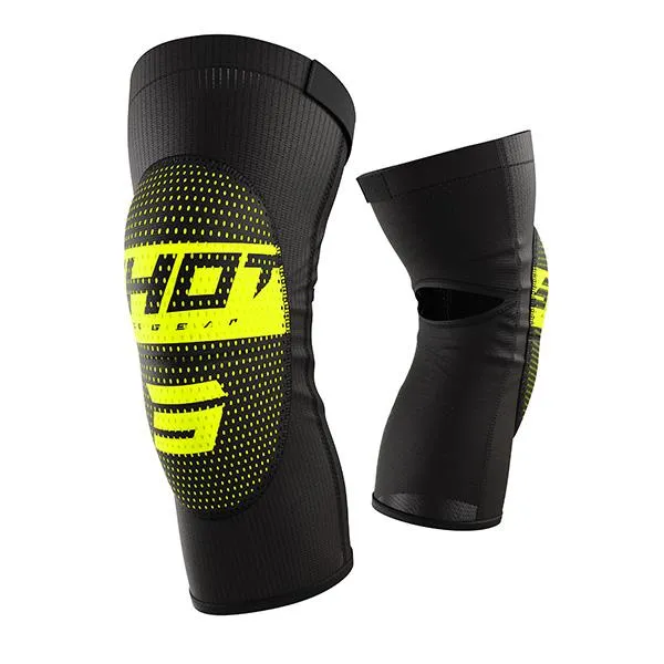 SHOT KNEE GUARDS KID RODILLERAS DE MOTO 2.0 NEGRO NEON AMARILLO