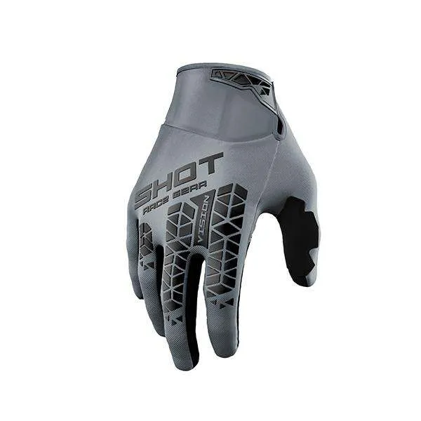 SHOT VISION GUANTES DE MOTO GRIS