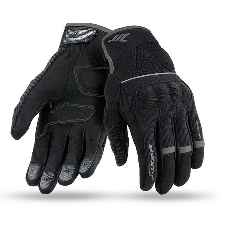 SEVENTY DEGREES SD-C56 VERANO GUANTE DE MOTO URBAN MUJER NEGRO GRIS