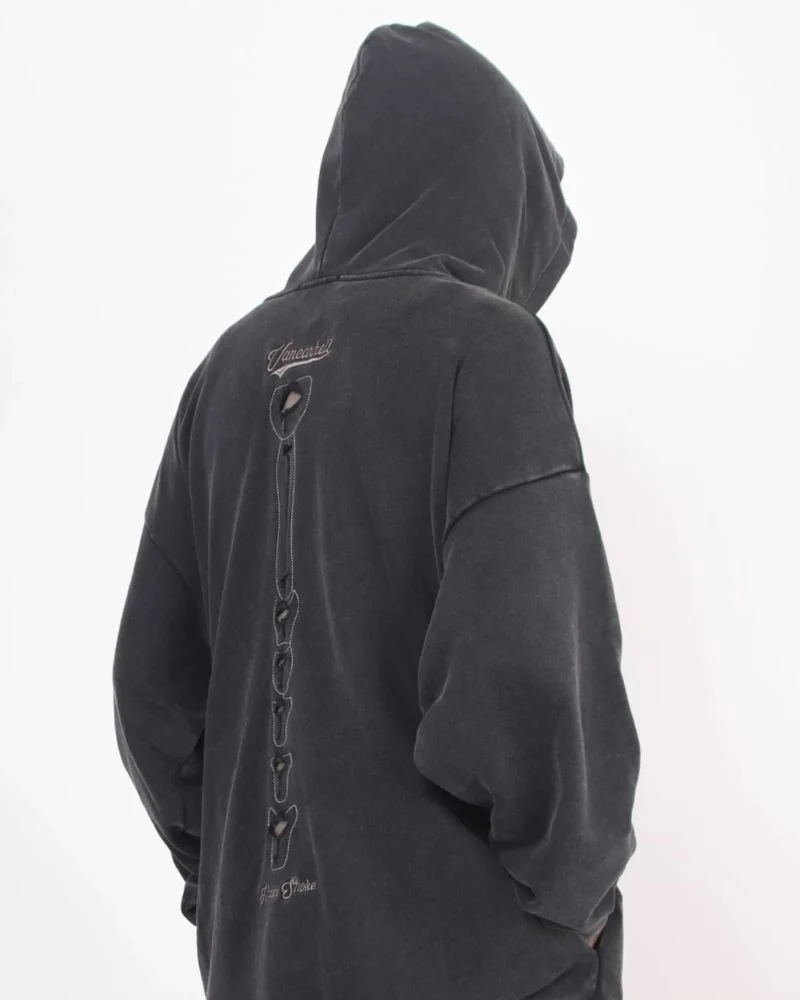 Opium Style Hollow Out Skeleton Hoodie
