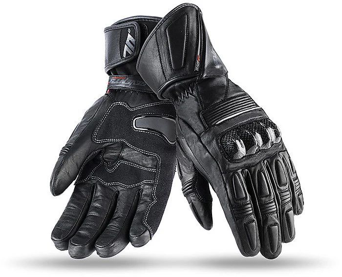 SEVENTY DEGREES SD-R11 INVIERNO CARRERAS GUANTE DE MOTO HOMBRE NEGRO