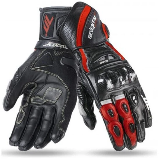 SEVENTY DEGREES SD-R2K VERANO GUANTE DE MOTO NINOS NEGRO ROJO