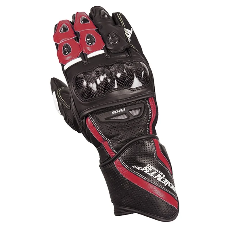 SEVENTY DEGREES SD-R2K VERANO GUANTE DE MOTO NINOS NEGRO ROJO