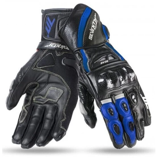SEVENTY DEGREES SD-R2K VERANO GUANTE DE MOTO NINOS NEGRO AZUL
