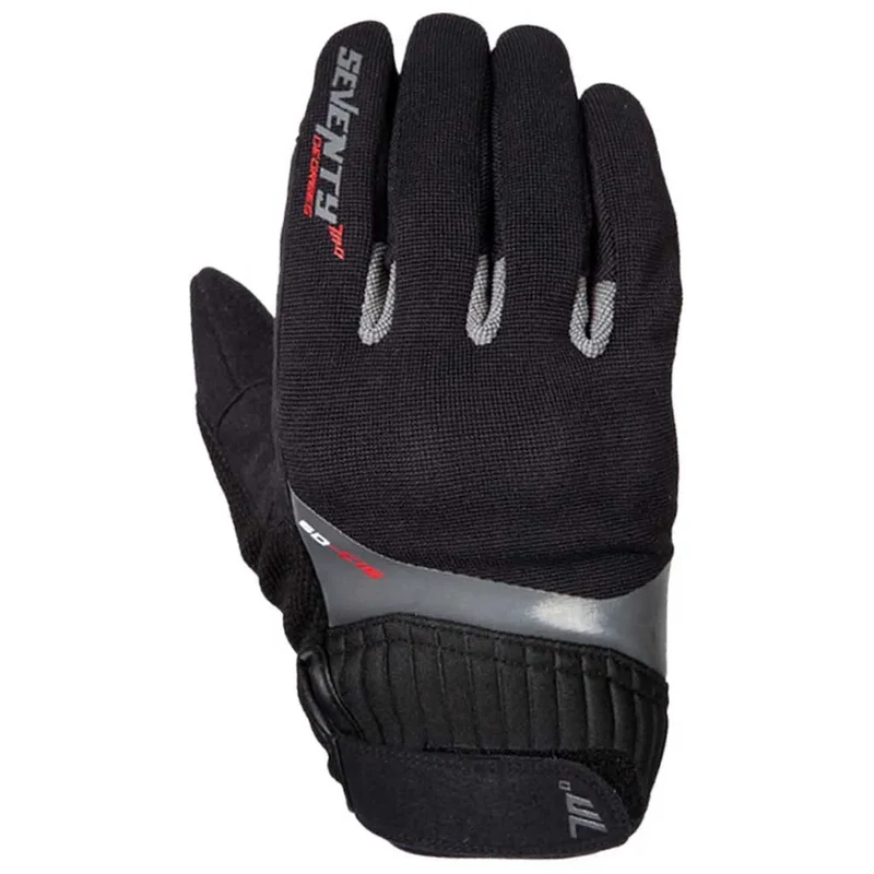 SEVENTY DEGREES SD-C16 GUANTE DE MOTO VERANO URBAN HOMBRE NEGRO GRIS