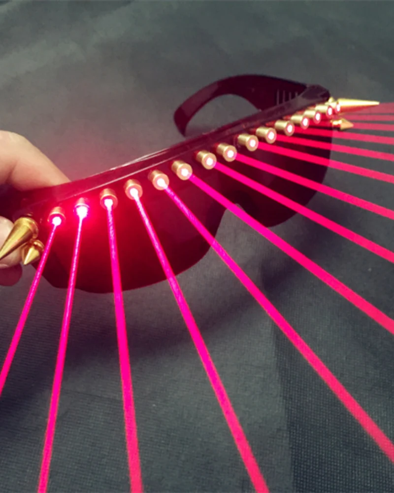 DJ Performance LED Rave Laser Glasses