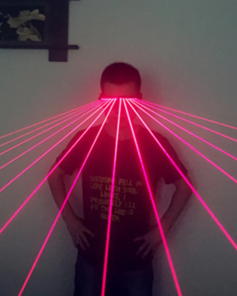 DJ Performance LED Rave Laser Glasses