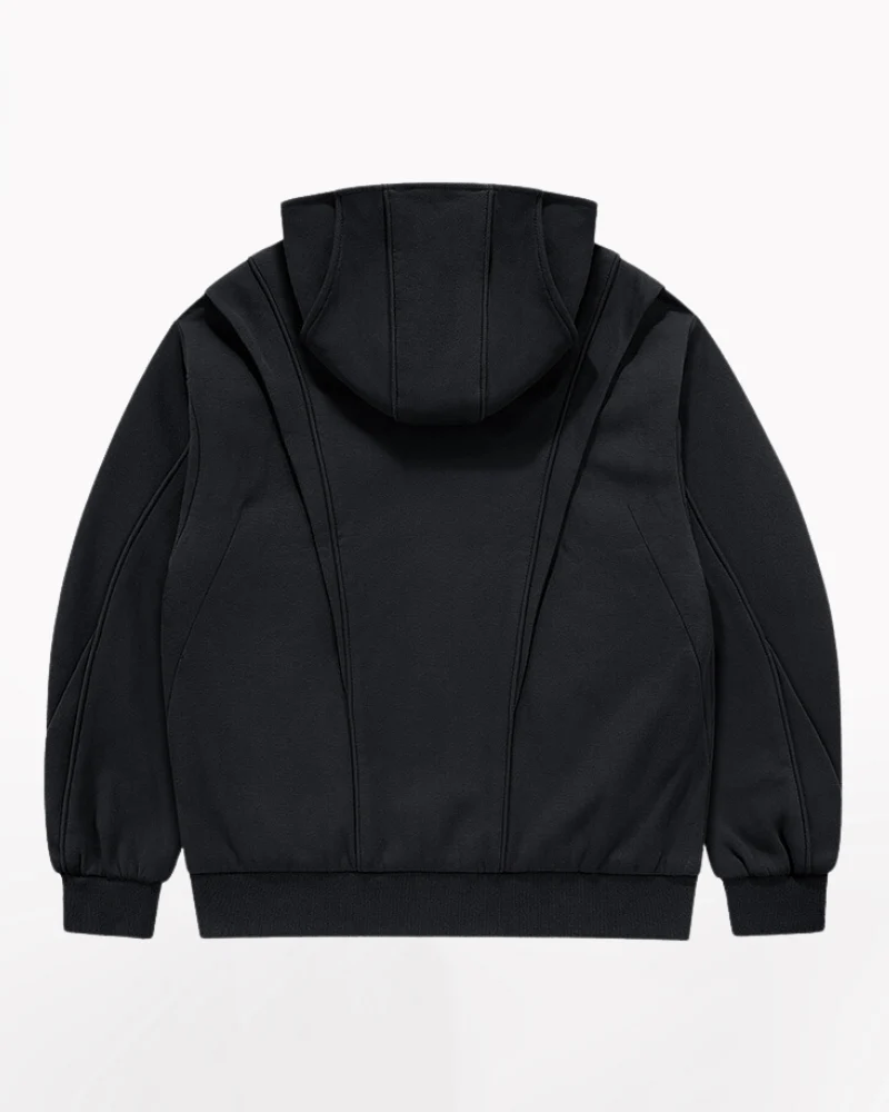 Techwear Multilayer Tactical Zip-up Hoodie