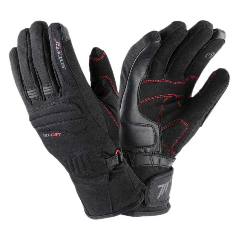 SEVENTY DEGREES SD-C27 GUANTE DE MOTO INVIERNO TURISMO MUJER NEGRO