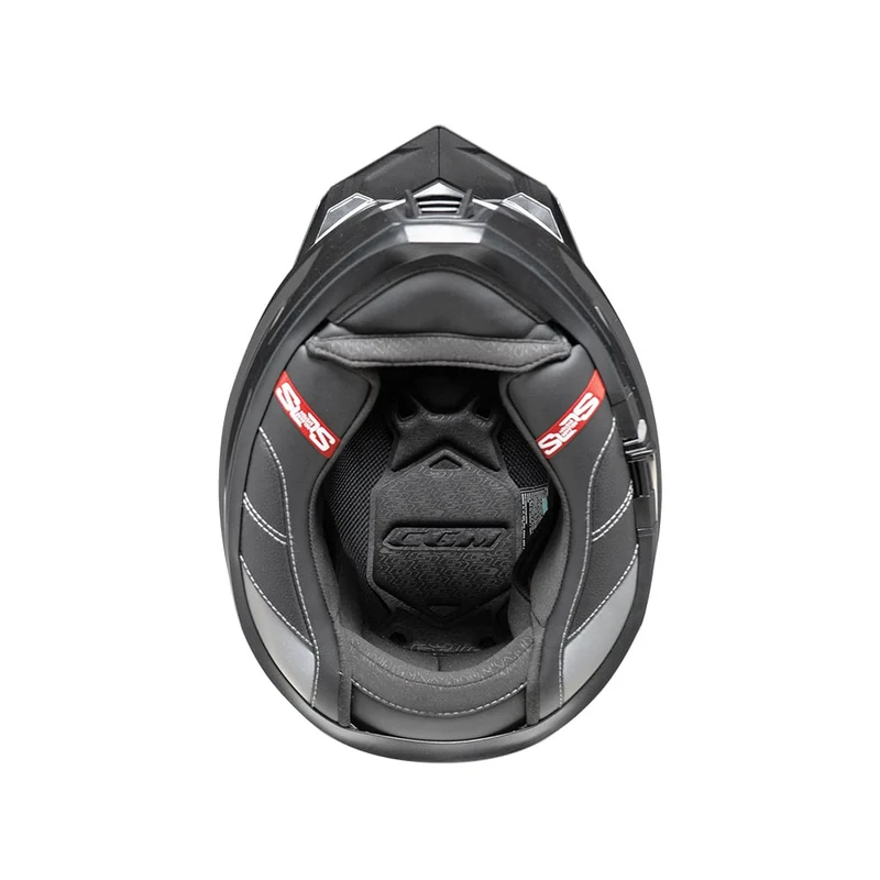 CGM 366R DUAL DIRT CASCO ENDURO NEGRO BEIGE MATE