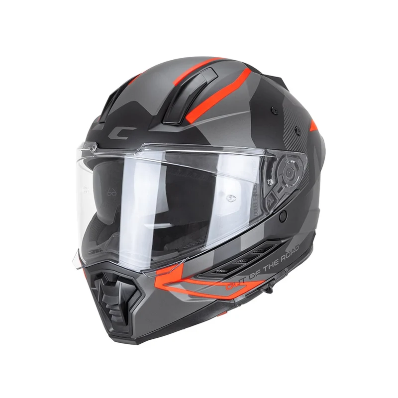 CGM 366G DUAL RANGER CASCO ENDURO NEGRO ROJO FLOU MATE