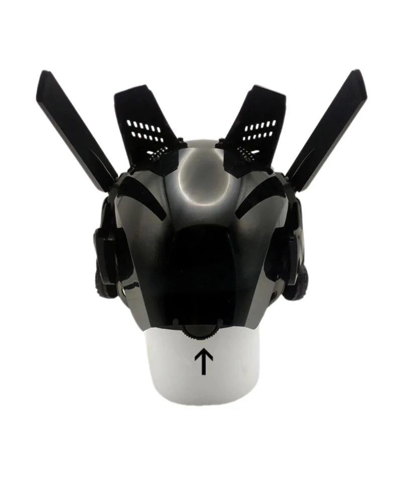 Cyberpunk Sci-Fi Future Helmet