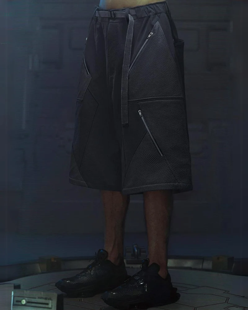 XIPHEVIL Cyberpunk Outfits Bellator IV Suit Shorts