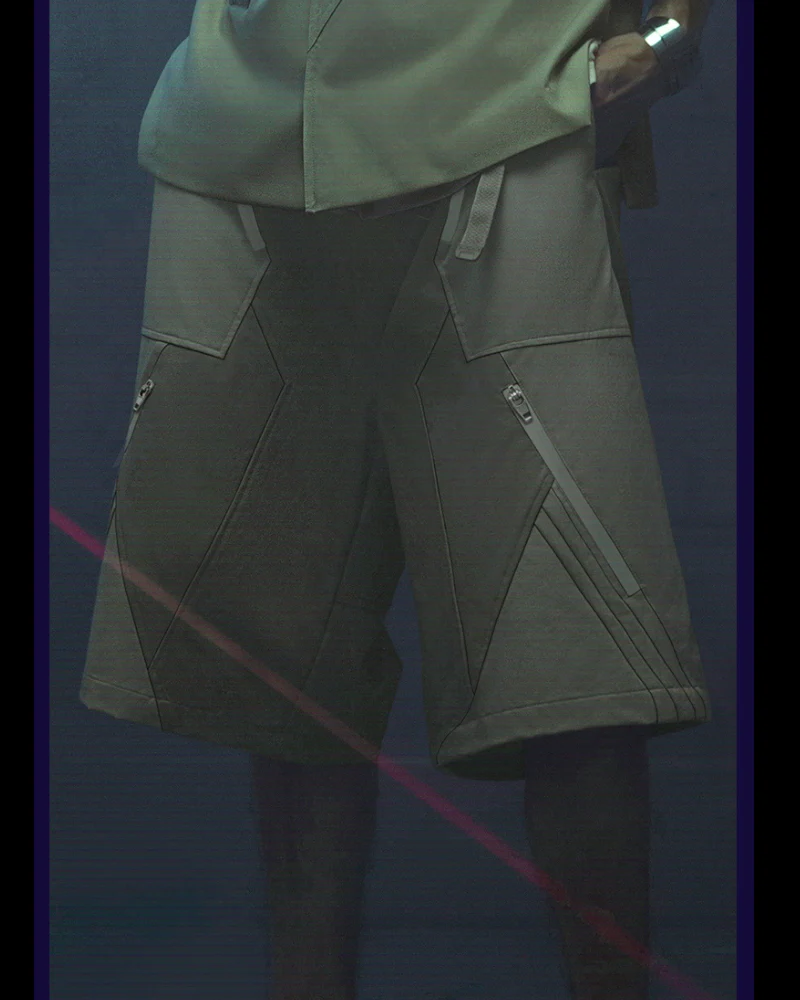 XIPHEVIL Cyberpunk Outfits Demiurge IV Suit Shorts
