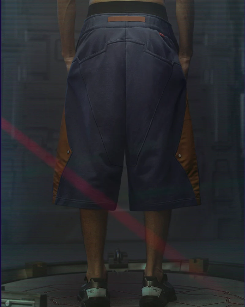 XIPHEVIL Cyberpunk Outfits Star Alliance Sports Shorts