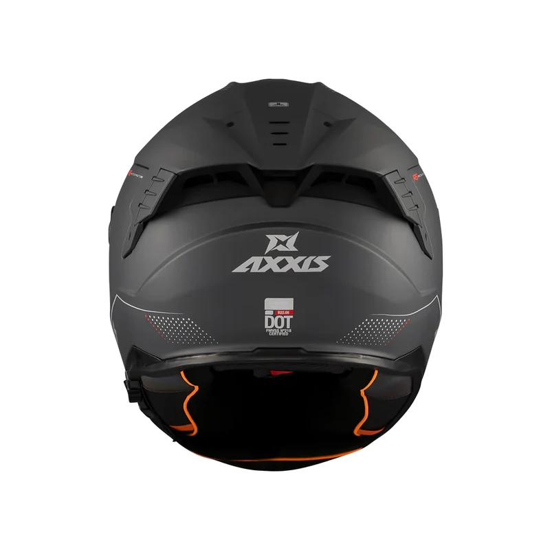 AXXIS FF122SV HAWK SV EVO SOLID A2 CASCO DE MOTO TITANIUM MATE