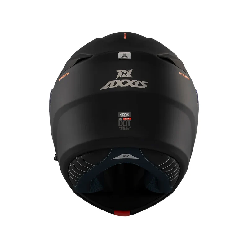 AXXIS FF938SV STORM S SV SOLID A1 CASCO DE MOTO NEGRO MATE