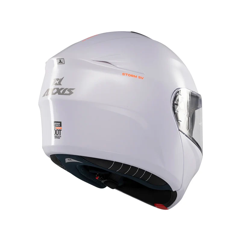 AXXIS FF938SV STORM SV S SOLID A0 CASCO DE MOTO BLANCO PERLA BRILLO