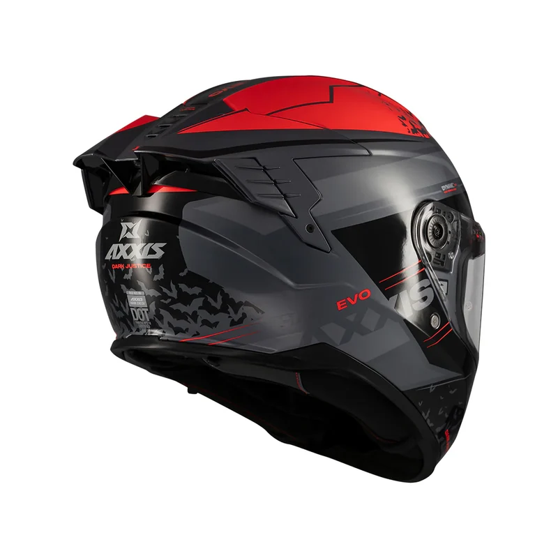 AXXIS FF122SV HAWK SV EVO DARK JUSTICE C4 CASCO DE MOTO MATE