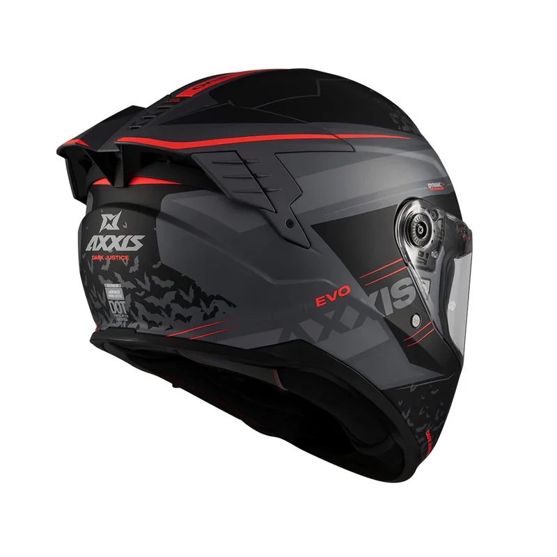 AXXIS FF122SV HAWK SV EVO DARK JUSTICE C1 CASCO DE MOTO MATE