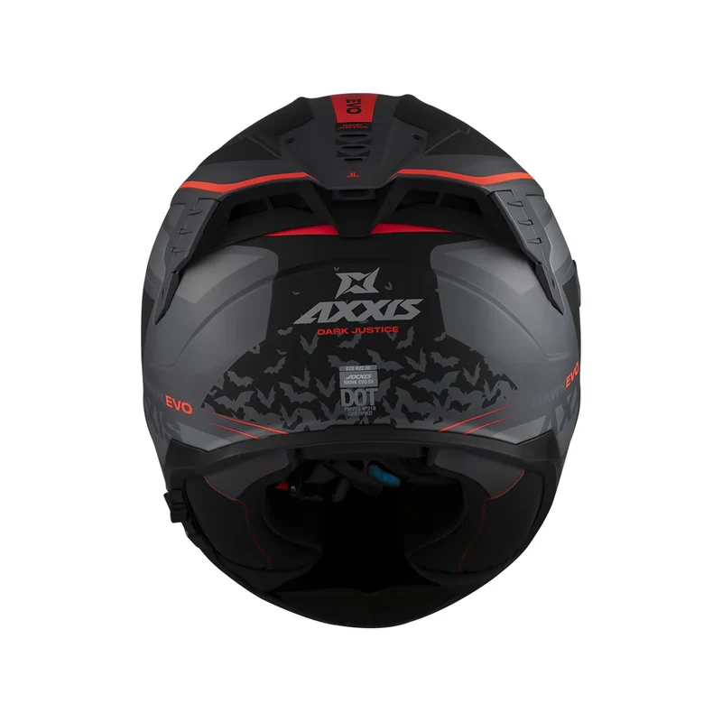 AXXIS FF122SV HAWK SV EVO DARK JUSTICE C1 CASCO DE MOTO MATE