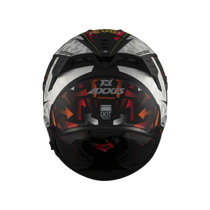 AXXIS FF122SV HAWK EVO SV SKETCHBOOK B2 CASCO DE MOTO MATE