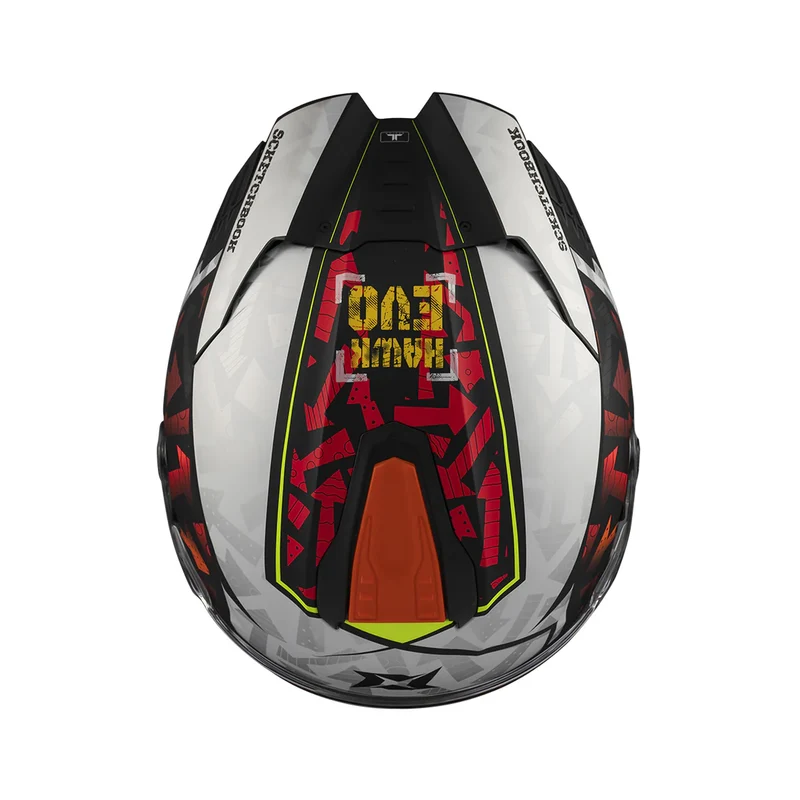 AXXIS FF122SV HAWK EVO SV SKETCHBOOK B2 CASCO DE MOTO MATE