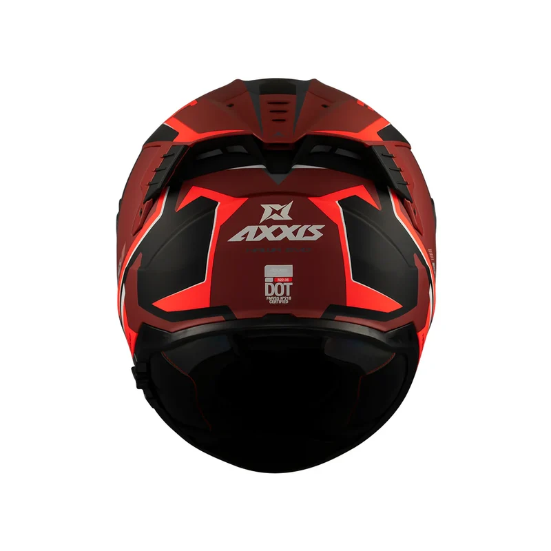 AXXIS FF122SV HAWK SV EVO TITAN B5 CASCO DE MOTO ROJO MATE