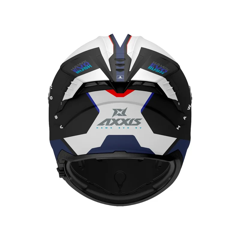 AXXIS FF122SV HAWK EVO SV RUSH B7 CASCO DE MOTO BRILLO