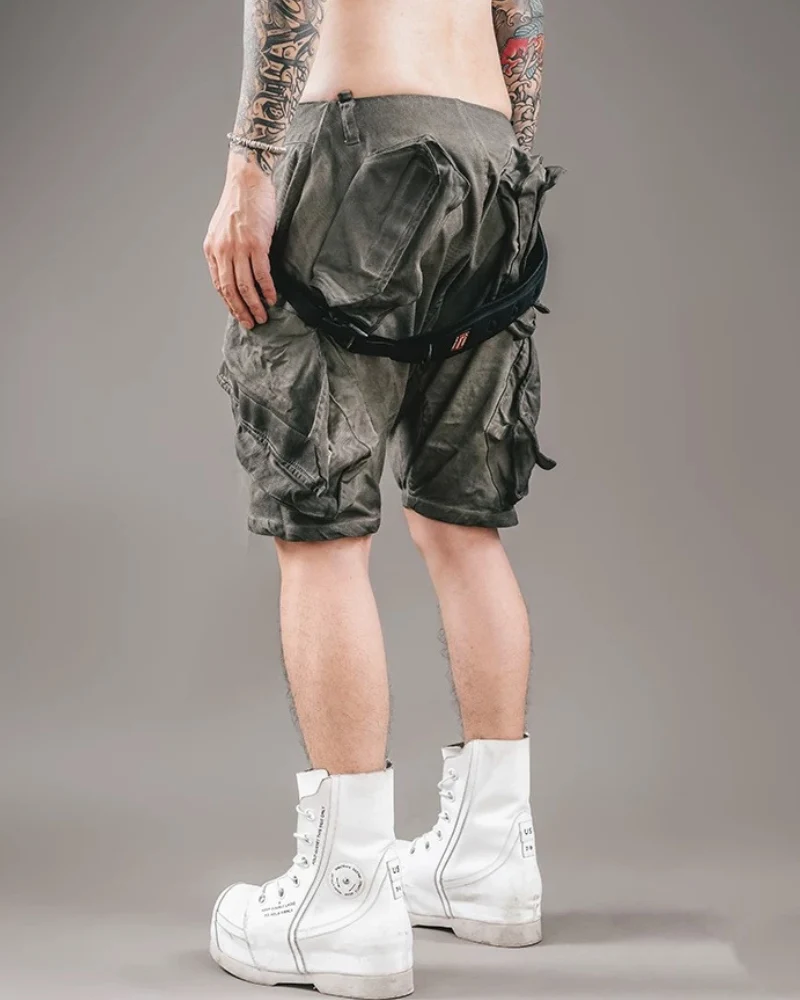 Wasteland Wear Functional 3D Pocket Cargo Shorts