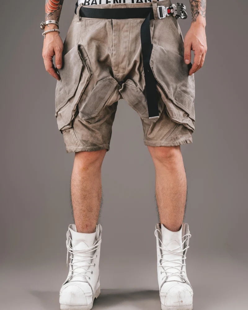 Wasteland Wear Functional 3D Pocket Cargo Shorts