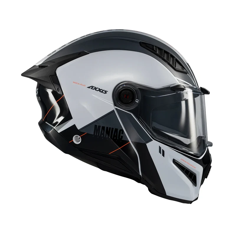 AXXIS FU409SV GHOSTFIGHTER SV MANIAC A2 CASCO DE MOTO BRILLO