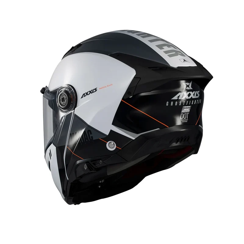 AXXIS FU409SV GHOSTFIGHTER SV MANIAC A2 CASCO DE MOTO BRILLO