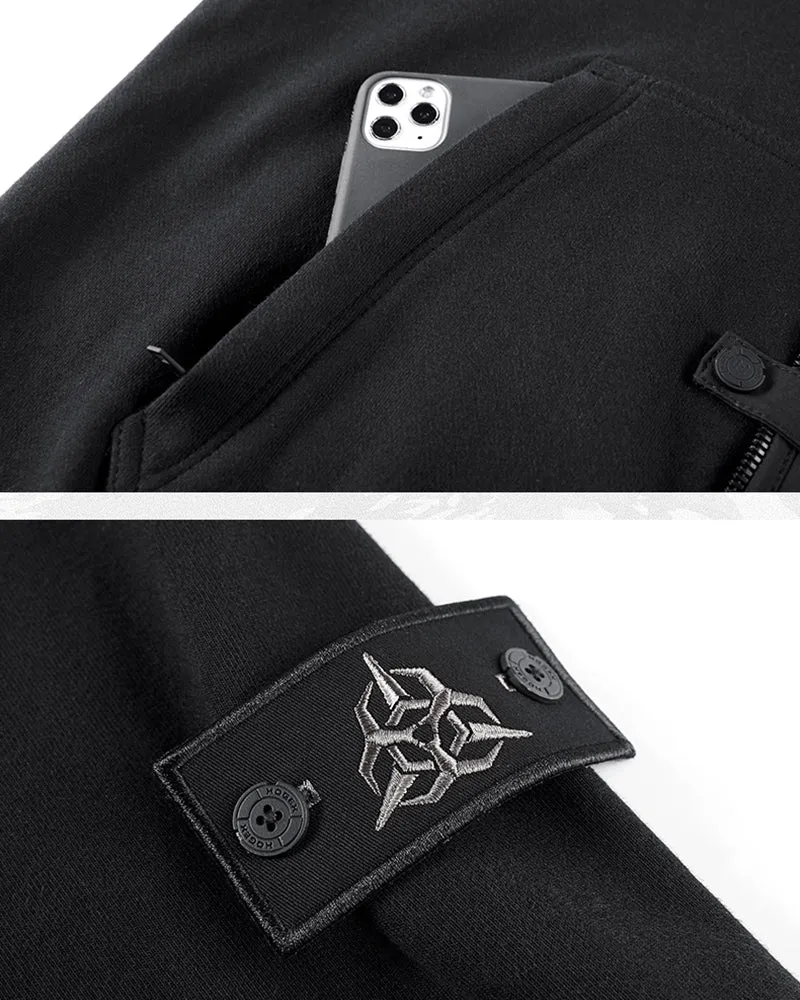 Techwear Fake Two Vest Tactical Hoodie