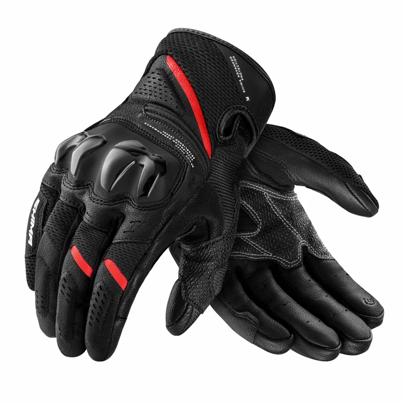 SHIMA SPARK 3.0 GUANTES DE MOTO HOMBRE NEGRO ROJO