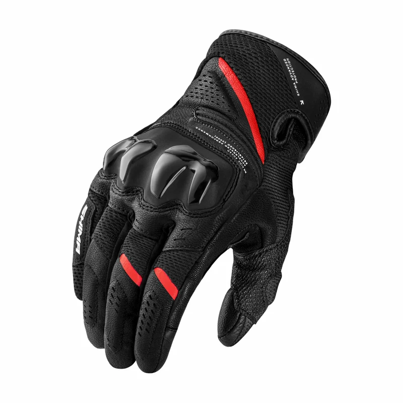 SHIMA SPARK 3.0 GUANTES DE MOTO HOMBRE NEGRO ROJO